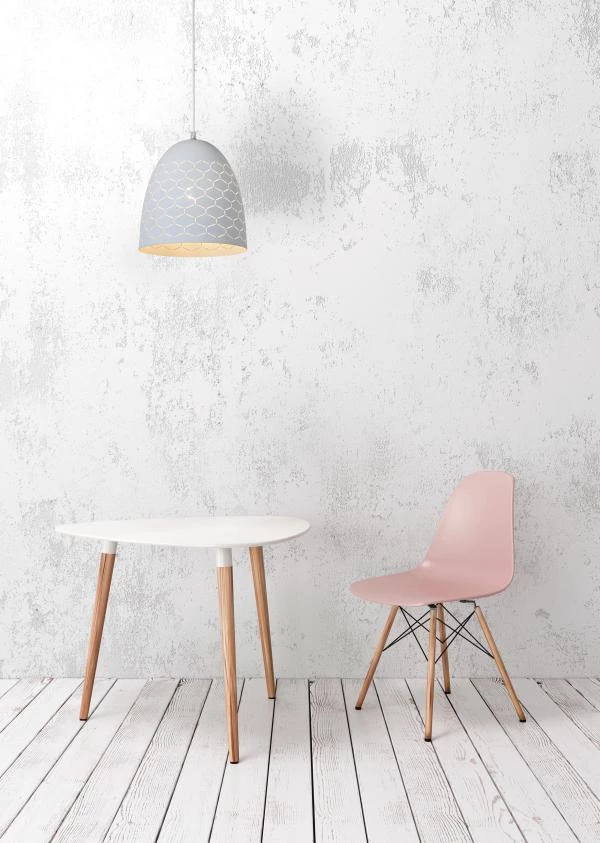 Lucide GALLA - Hanglamp - Ø 25 cm - 1xE27 - Wit - sfeer 1